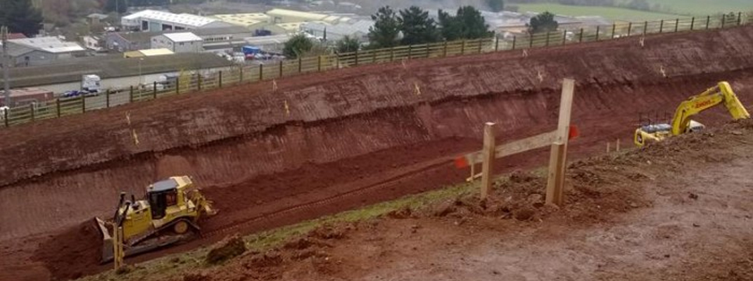 Works to New Bypass Crediton 6